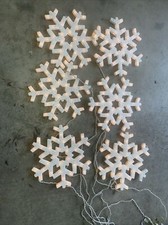 Lote antigo de flocos de neve de Natal, 6 comprar usado Lote antigo de flocos de neve de Natal, 6 comprar usado  Enviando para Brazil