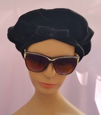 Béret velours noir d'occasion  Calonne-Ricouart