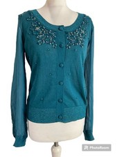 Vtg kaliko teal for sale  COLCHESTER