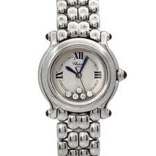 Relógio feminino Chopard Happy Sport 27/8250-23 5P mostrador branco diamante 90298930, usado comprar usado  Enviando para Brazil