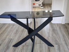 Black metal console for sale Black metal console for sale  SOLIHULL