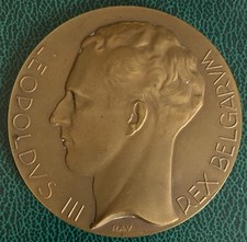 Rare medaille leopold d'occasion  Bischoffsheim