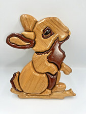 Wood intarsia rabbit for sale  Chicago