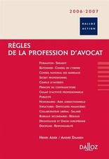 Regles profession avocat d'occasion  France