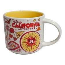 Caneca Disney California Adventure Starbucks 2021 Been There Series vermelha amarela comprar usado  Enviando para Brazil