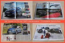 VW Touran 2.0 TDI mit 150PS Literaturpaket - 9 komplette Zeitschriften comprar usado  Enviando para Brazil