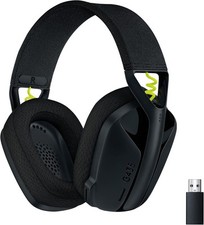 Bezprzewodowe słuchawki nauszne Logitech 981-001050 z mikrofonem, czarne towar B na sprzedaż  PL