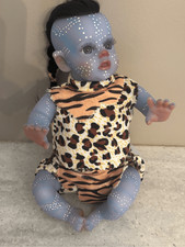Boneca Reborn Baby pequena 12" corpo de pano macio vinil 30cm avatar brinquedo de presente realista comprar usado  Enviando para Brazil