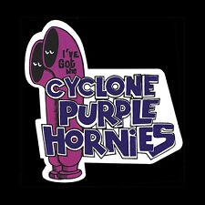 IVE GOT CYCLONE PURPLE HORNIES DRAG RACE HOT RAT ROD DECALQUE ADESIVO APARÊNCIA VINTAGE comprar usado  Enviando para Brazil