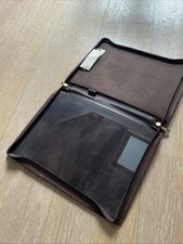 Leder schreibmappe reißversch gebraucht kaufen  Berlin
