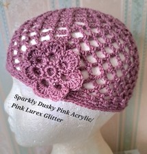 Dusky pink crochet for sale  ALTRINCHAM