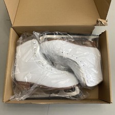 Boneco AhmyLion patins de gelo para iniciantes com cadarço confortável feminino tamanho 11 branco comprar usado  Enviando para Brazil