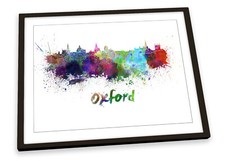 Oxford watercolour skyline for sale  UK
