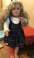 Usado, Boneca Our Generation cabelo loiro/marrom olhos castanhos Battat H18000-02 com roupa comprar usado  Enviando para Brazil