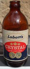 CERVEZA CRISTAL LABATT'S vacía botella 341 ml, usado segunda mano  Embacar hacia Argentina