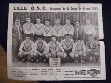 Poster equipe lille d'occasion  Avesnes-le-Comte