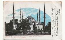 Cartão postal 1903 Mesquita Achmex Istambul British PO Constantinopla PMK - A1038 comprar usado  Enviando para Brazil