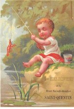 Chromos cor14466 garçon d'occasion  France