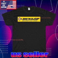 NOVA CAMISA DUNLOP LOGOTIPO PNEUS DE MOTOCICLETA UNISSEX CAMISETA ENGRAÇADA AMERICANA TAMANHO P-5XL comprar usado  Enviando para Brazil