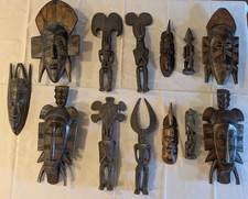 Ensemble anciens masques d'occasion  Cadours