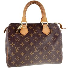 Usado, Bolsa de mão Louis Vuitton monograma Speedy 25 couro tecido marrom 3572 comprar usado  Enviando para Brazil