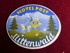 Hotel post wittenwald d'occasion  Saint-Romain-de-Colbosc