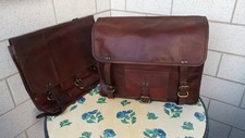 Lederpacktaschen dkl braun gebraucht kaufen  Oberhausen