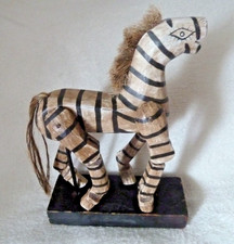 Zebra holz bemalt gebraucht kaufen  Auerbach
