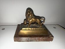 Leone waterloo bronzo usato  Savona
