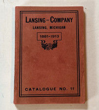 OLD 1913 LANSING COMPANY CATALOG Wheelbarrow CONCRETE Mining SCRAPER Parkin AR comprar usado  Enviando para Brazil