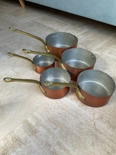 Ensemble casseroles cuivre d'occasion  Mainvilliers