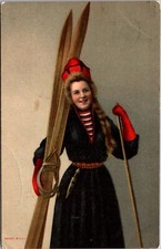 Artwork postcard woman for sale  La Mesa