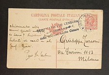 Cartolina postale regia usato  Milano
