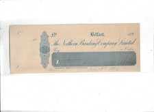 NORTHERN BANKING COMPANY CHEQUE NÃO USADO 189- BELFAST comprar usado NORTHERN BANKING COMPANY CHEQUE NÃO USADO 189- BELFAST comprar usado  Enviando para Brazil