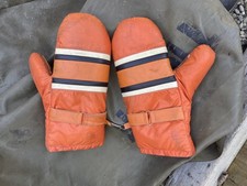 Luvas de esqui masculinas vintage listradas laranja DOWN HILL cheias de penas luvas tamanho único comprar usado  Enviando para Brazil