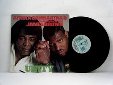 AFRIKA BAMBAATAA and JAMES BROWN LP Unity 1984 Tommy Boy  vinyl comprar usado  Enviando para Brazil