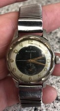 Bulova relógio masculino corda manual 1950’s Works mecânico aço inoxidável face fria comprar usado  Enviando para Brazil