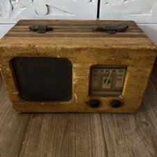 Vintage Super Cool Philco Radio 40-81 Peças/Projeto de Restauração Tweed Não Testado comprar usado  Enviando para Brazil