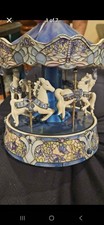 Stained glass carousel for sale  Elkins