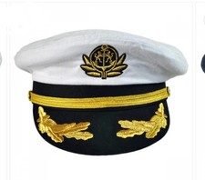 Vintage captain hat for sale  Orange