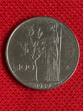 100 lire 1959 usato  Avezzano