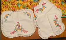 Vintage hand embroidered for sale  Fitzgerald