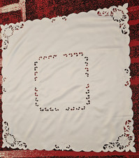 Tischdecke lochstickerei 80 gebraucht kaufen  Treuen