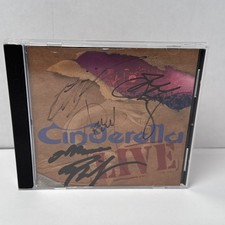 Cinderella Live CD Tour Only Release CD Signed Jeff, Tom, Eric, Fred Metal Mint, usado comprar usado  Enviando para Brazil