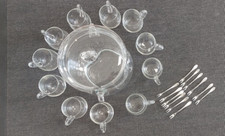 Glas bowle service gebraucht kaufen  Taufkirchen