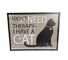 Cat wooden sign for sale  Caledonia