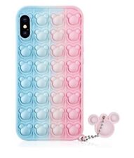 Usado, Capa iPhone XS 6” fofa inquietação colorida feminina desenho animado Kawaii elegante Mickey comprar usado  Enviando para Brazil
