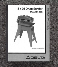 Drum sander instruction for sale  Addison