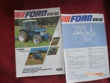 BROCHURE  PUBLICITAIRE   TRACTEUR  FORD   6610 comprar usado  Enviando para Brazil