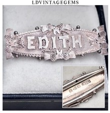 silver name brooch for sale silver name brooch for sale SIDCUP